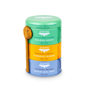 Justea - loose leaf assorted tea trio tin 6 x 110 g Cheap