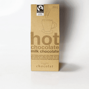 Galerie au chocolat - fairtrade milk hot chocolate 12 x 200 g Supply