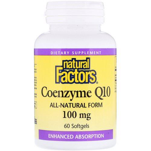 Natural factors - coenzyme q10 100 mg Supply