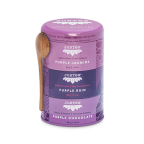 Justea - loose leaf purple tea trio tins 6 x 102 g Supply