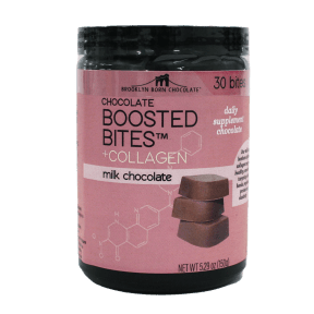 Brooklyn born chocolate - milk chocolate bites + collagen 30 ct Discount