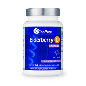 Canprev - elderberry c chewable - berry burst 120 tabls Sale