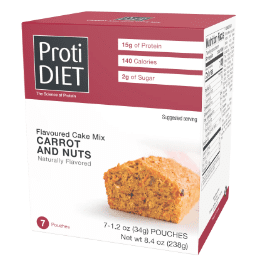 Proti diet - protein cake mix : carrot and nuts (7 packets  34g) Online Sale