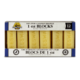 Dutchman s gold - 100% canadian beeswax 1oz blocks 12 pack Online now