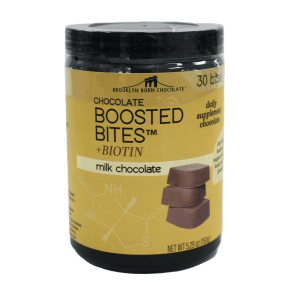 Brooklyn born chocolate - milk chocolate bites + biotin 30 ct Online Sale