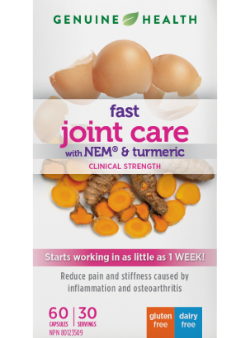 Genuine health - fast joint relief nem & fermented turmeric - 60 caps Online Hot Sale