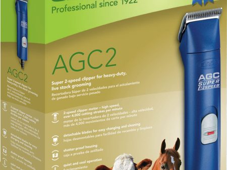 Andis Company Equine - Agc2 Super 2-speed Horse Clipper Online now