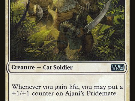 Ajani s Pridemate [Magic 2015] For Sale