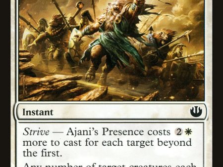 Ajani s Presence [Journey into Nyx] For Discount