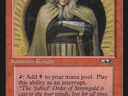 Agent of Stromgald (Arms Crossed) [Alliances] For Discount