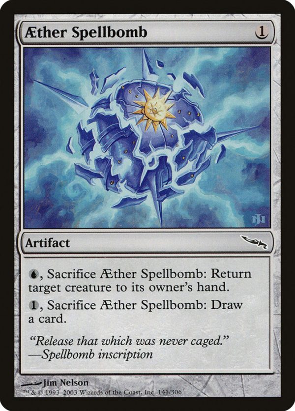 Aether Spellbomb [Mirrodin] Cheap