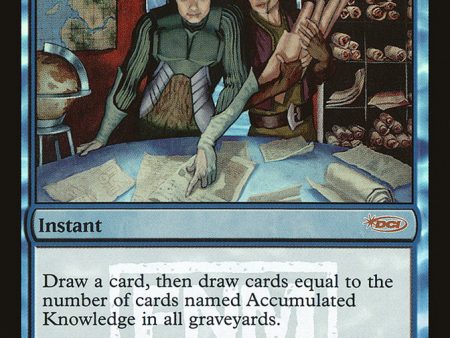 Accumulated Knowledge [Friday Night Magic 2004] on Sale