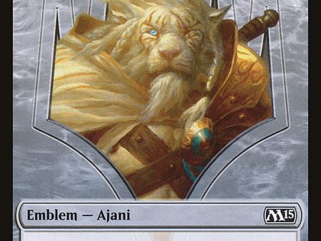 Ajani Steadfast Emblem [Magic 2015 Tokens] Cheap